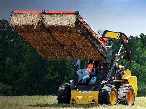 skid steer bale grapple|maxilator accumagrapple.